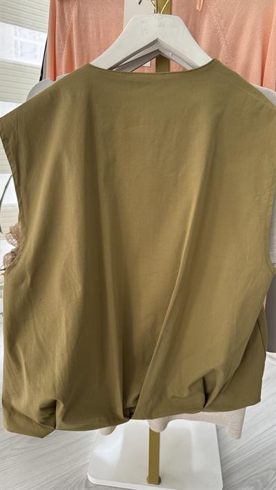 FERMUARLI ÇIT ÇIT CEPLİ HAKİ YELEK