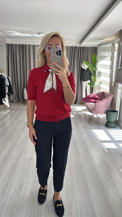 Flatolu Lacivert Pantolon