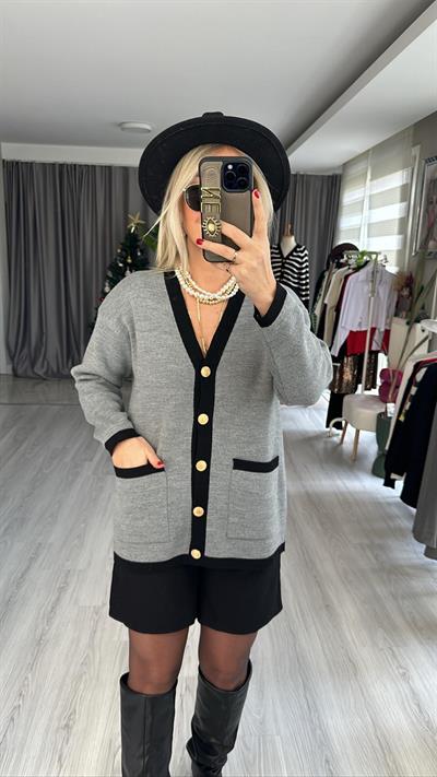 GRİ SİYAH ÇELİK HIRKA