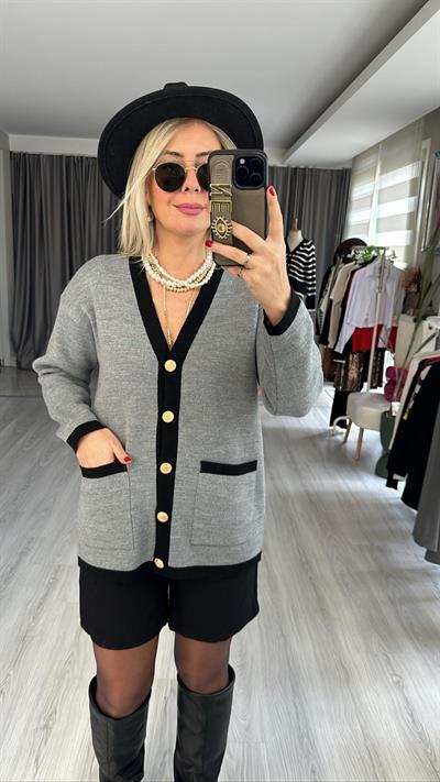 GRİ SİYAH ÇELİK HIRKA