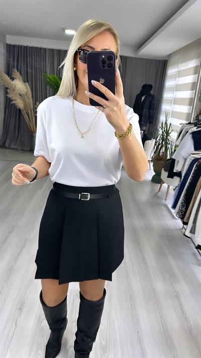 KEMERLİ, PİLELİ ŞEHİR BOY SİYAH ETEK