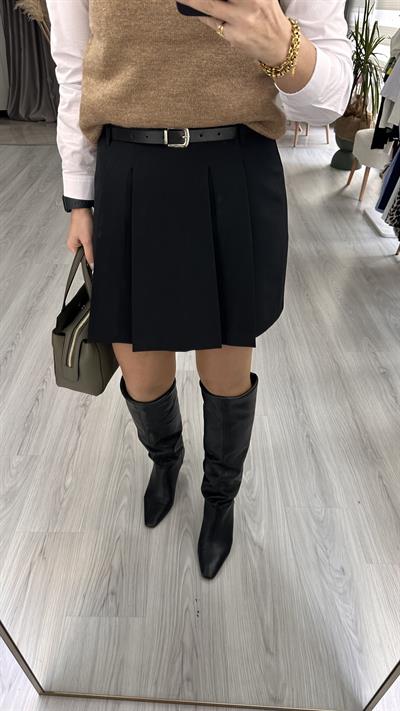 KEMERLİ, PİLELİ ŞEHİR BOY SİYAH ETEK