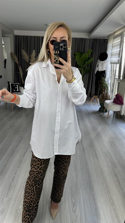 KLASİK UZUN KOLLU BEYAZ GÖMLEK