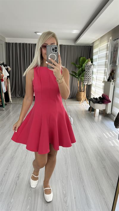 KOLSUZ NAR ÇİÇEĞİ LOLA ELBİSE