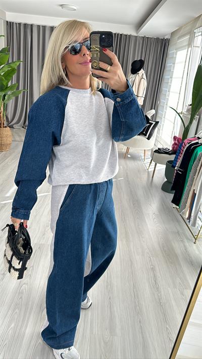 KOT GARNİLİ EŞOFMAN TAKIMI