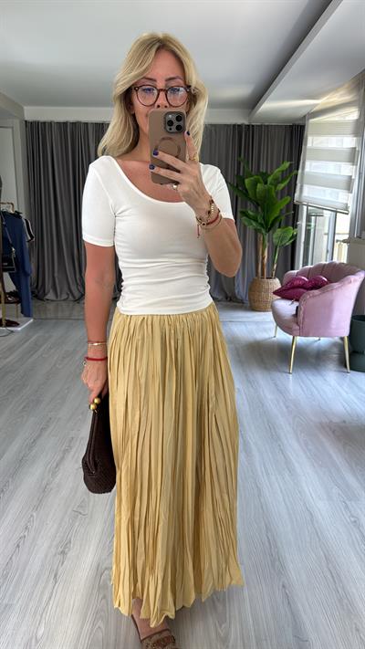 Kraşlı Sarı Etek