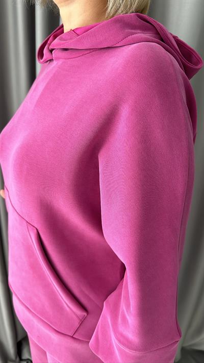 MODAL KUMAŞ PEMBE EŞOFMAN TAKIMI