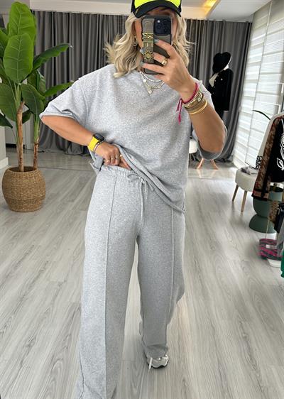 Orijinal Marka Gri Eşofman Takımı