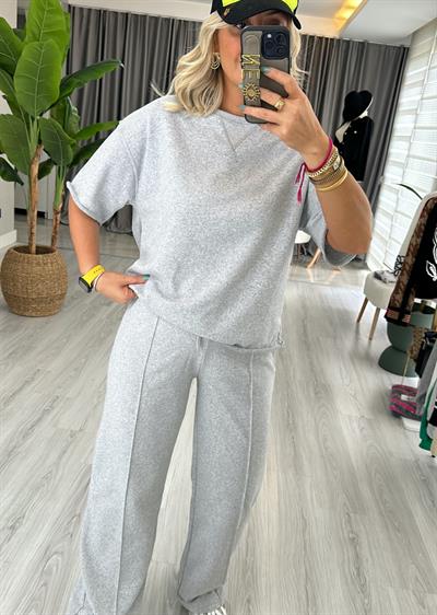 Orijinal Marka Gri Eşofman Takımı