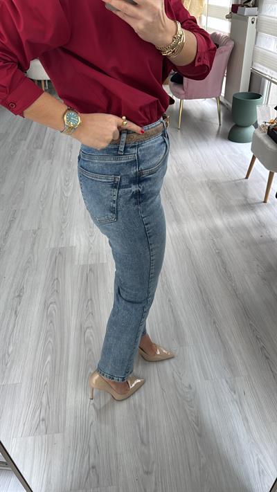 Orijinal Marka Mavi Flare Jean Pantolon