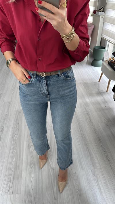 Orijinal Marka Mavi Flare Jean Pantolon