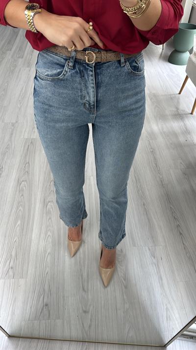 Orijinal Marka Mavi Flare Jean Pantolon