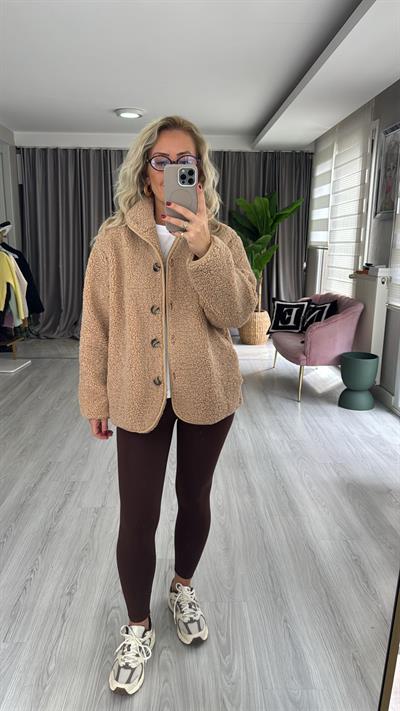 Orijinal Model Camel Teddy Mont