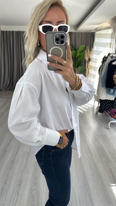 Orjinal Marka Beyaz Gömlek