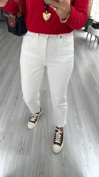 Orjinal Marka Boyfit Ekru Jean