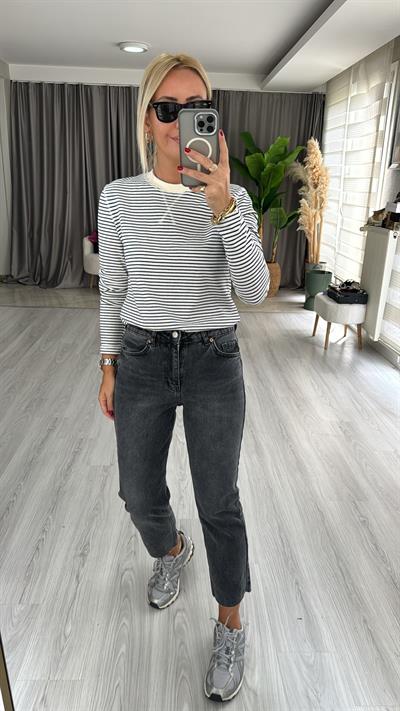 Orjinal Marka Boyfit Füme Jean