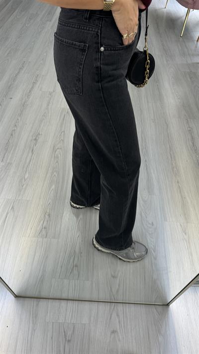 Orjinal Marka Füme Straight Fit Jean