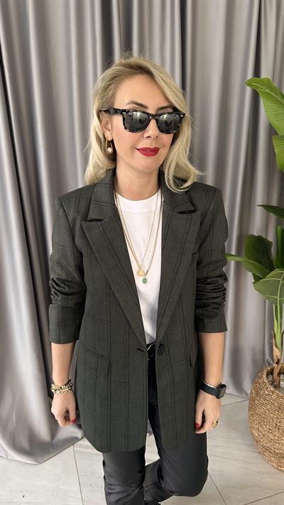 ORJİNAL MARKA, KARELİ, HAKİ CEKET