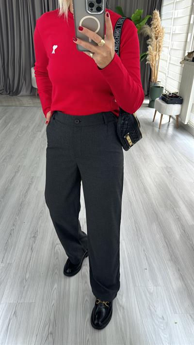 Orjinal Marka, Krep Kumaş, Füme Pantolon 