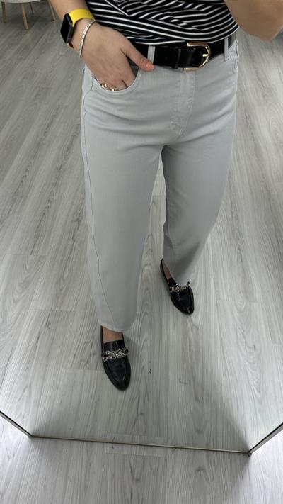 ORJİNAL MARKA LİKRALI BİNİCİ MODEL GRİ JEAN PANTOLON