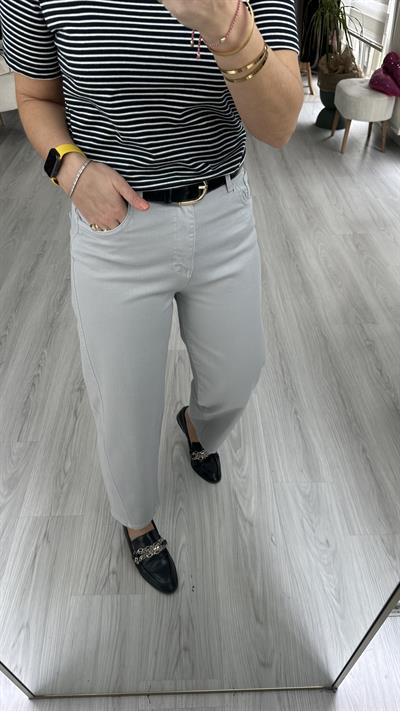 ORJİNAL MARKA LİKRALI BİNİCİ MODEL GRİ JEAN PANTOLON
