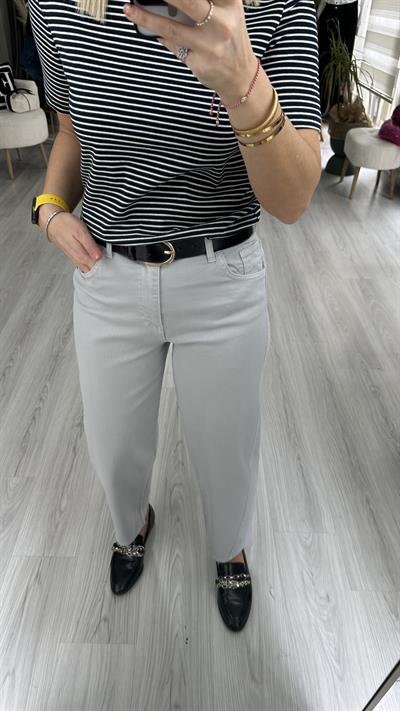 ORJİNAL MARKA LİKRALI BİNİCİ MODEL GRİ JEAN PANTOLON