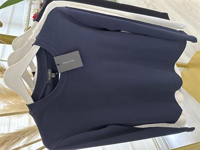 ORJİNAL MARKA PAMUKLU UZUN KOLLU LACİVERT TİŞÖRT