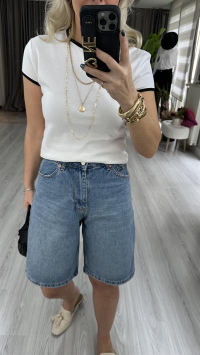 ORJİNAL MARKA ŞEHİR BOY JEAN ŞORT