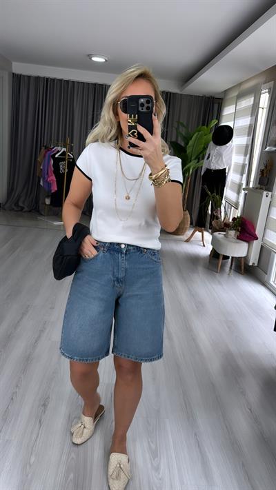 ORJİNAL MARKA ŞEHİR BOY JEAN ŞORT