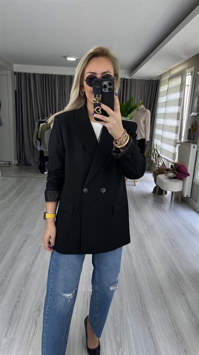 ORJİNAL MARKA SİYAH BLAZER CEKET