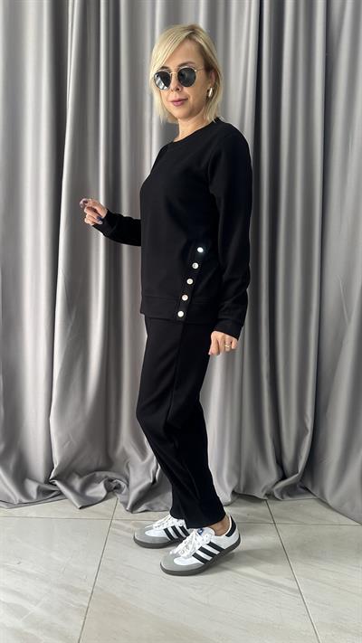 ORJİNAL MARKA, SİYAH MODAL KUMAŞ TAKIM