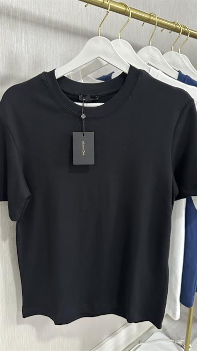 ORJİNAL MARKA SİYAH PAMUKLU BASİC TİŞÖRT