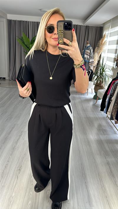 ORJİNAL MARKA SİYAH PAMUKLU BASİC TİŞÖRT