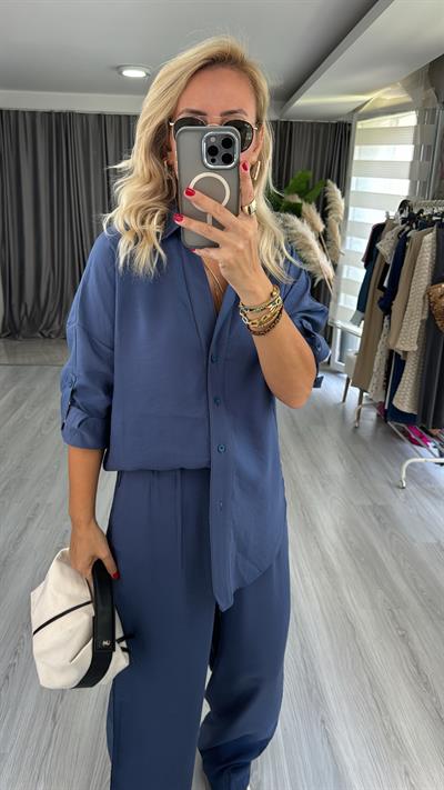 Orjinal Marka Tensel Lacivert Takım