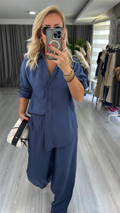 Orjinal Marka Tensel Lacivert Takım