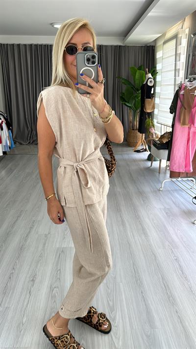 ORJİNAL MODEL %100 PAMUKLU VİZON TAKIM