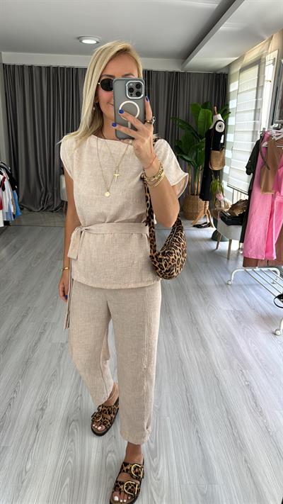 ORJİNAL MODEL %100 PAMUKLU VİZON TAKIM