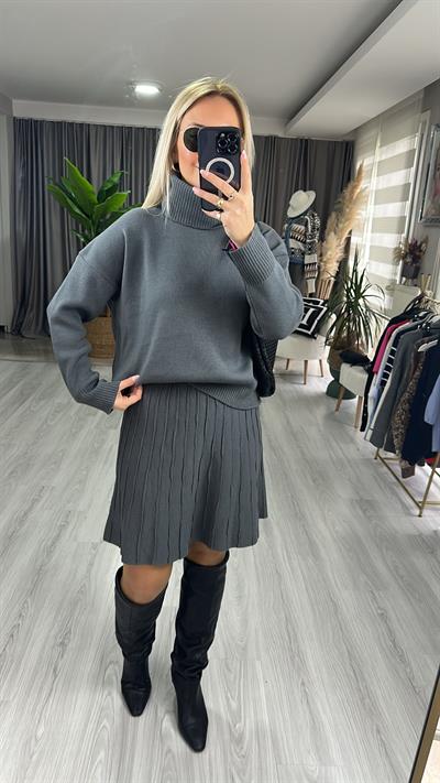 ORJİNAL MODEL İKİLİ TRİKO TAKIM / FÜME