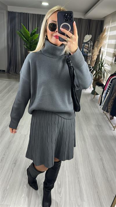 ORJİNAL MODEL İKİLİ TRİKO TAKIM / FÜME