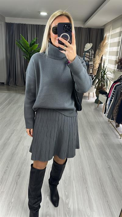 ORJİNAL MODEL İKİLİ TRİKO TAKIM / FÜME