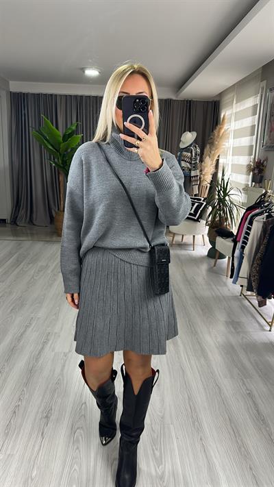 ORJİNAL MODEL İKİLİ TRİKO TAKIM / GRİ