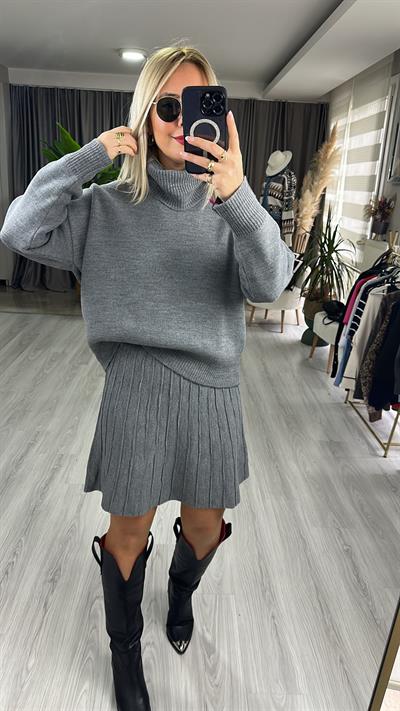 ORJİNAL MODEL İKİLİ TRİKO TAKIM / GRİ