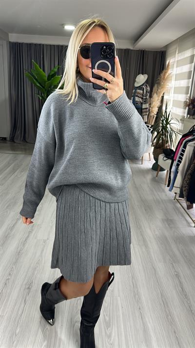 ORJİNAL MODEL İKİLİ TRİKO TAKIM / GRİ