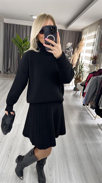 ORJİNAL MODEL İKİLİ TRİKO TAKIM / SİYAH