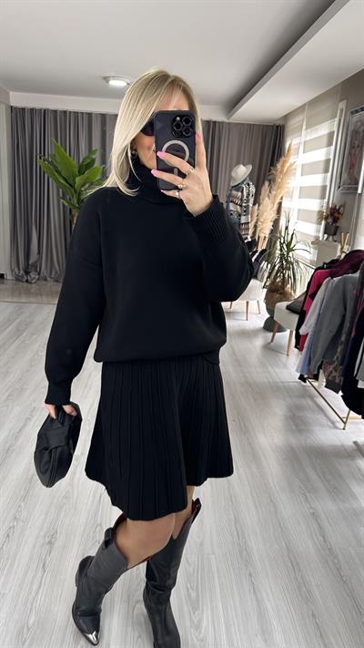 ORJİNAL MODEL İKİLİ TRİKO TAKIM / SİYAH