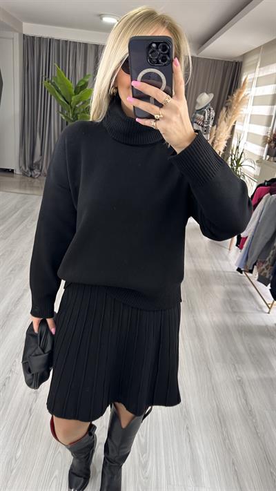 ORJİNAL MODEL İKİLİ TRİKO TAKIM / SİYAH