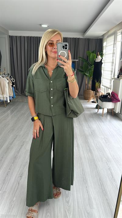 ORJİNAL MODEL KISA KOL HAKİ TAKIM