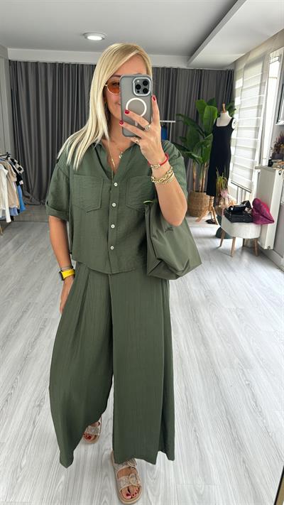 ORJİNAL MODEL KISA KOL HAKİ TAKIM