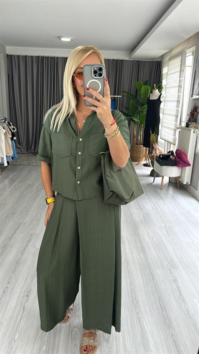 ORJİNAL MODEL KISA KOL HAKİ TAKIM