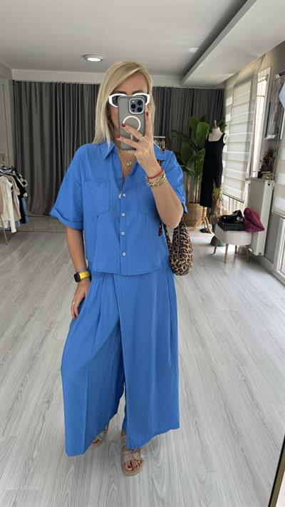 ORJİNAL MODEL KISA KOL MAVİ TAKIM